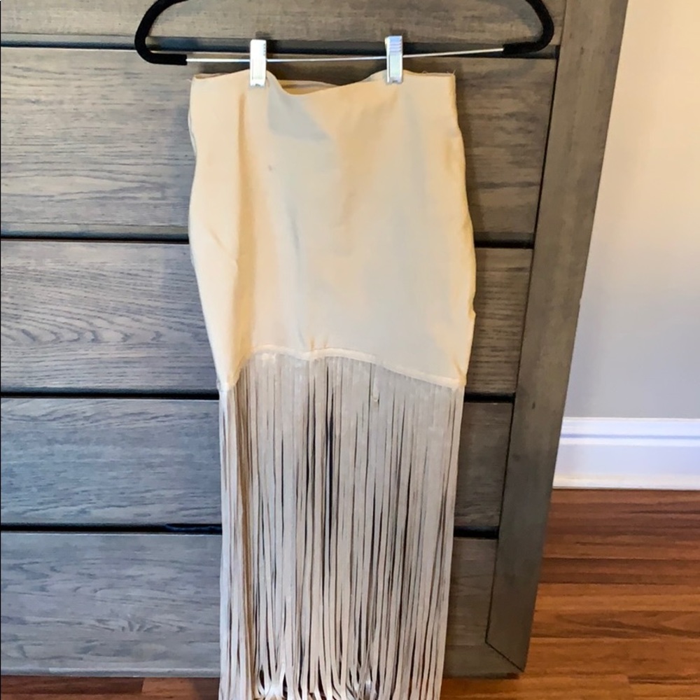 COPY - Fringe skirt. Gold Label WOW Couture. Boho